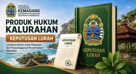 Keputusan Lurah Kemadang Tahun 2025